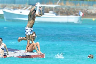 Jessica Alba  bikini candids in St. Barts 4/4/13 