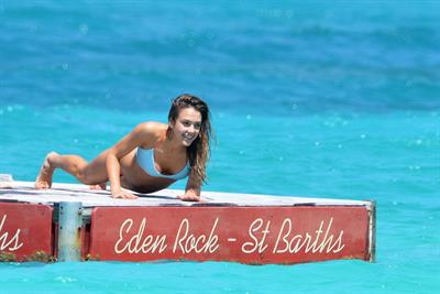 Jessica Alba  bikini candids in St. Barts 4/4/13 