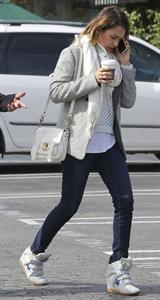 Jessica Alba at her office in Santa Monica 2/8/13 