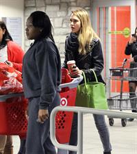 Jessica Alba Christmas shopping at Target in LA 12/20/12 