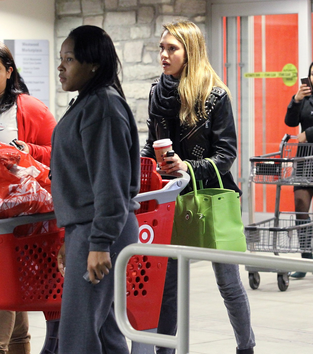 Jessica Alba Christmas shopping at Target in LA 12/20/12 