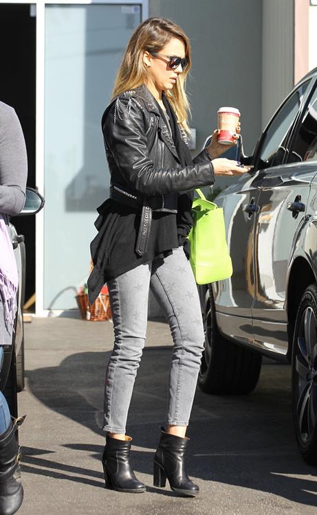 Jessica Alba Christmas shopping at Target in LA 12/20/12 