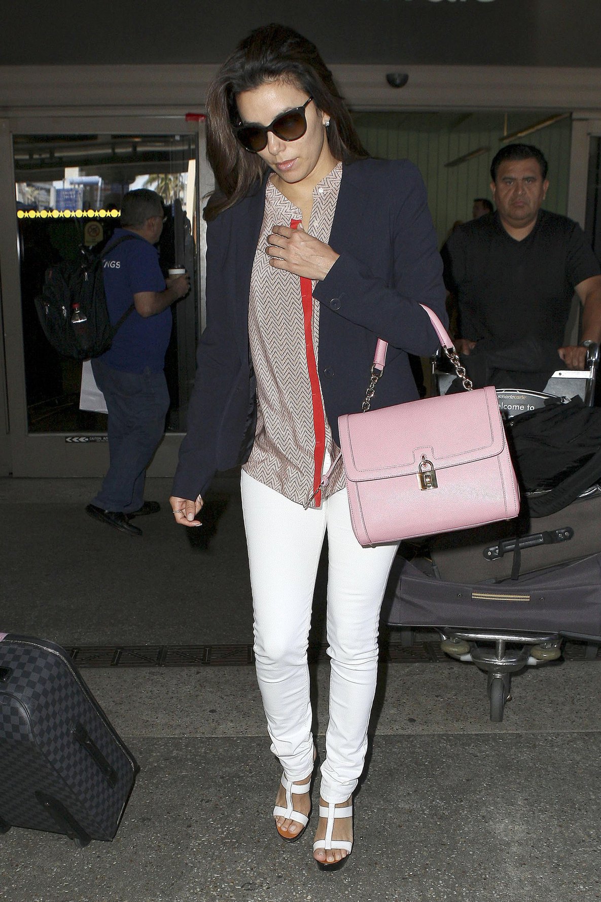 Eva Longoria Arrives at LA Airport in Los Angeles (May 20, 2013) 