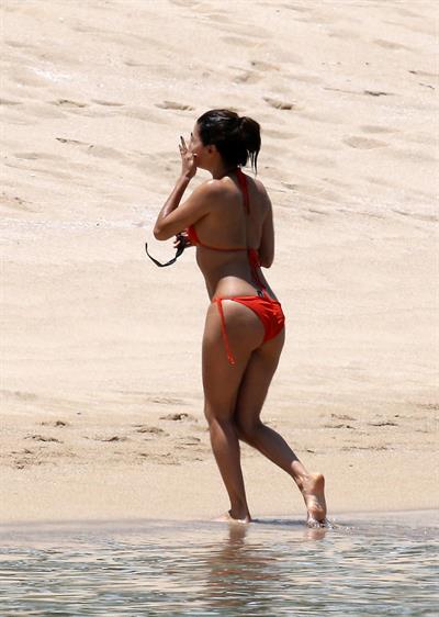 Eva Longoria at the beach in Puerto Rico - April 6, 2013