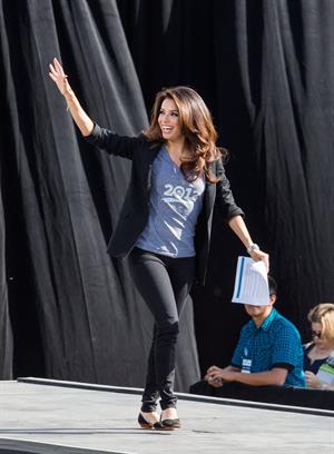 Eva Longoria Obama Campaigns In Nevada in Las Vegas - November 1, 2012