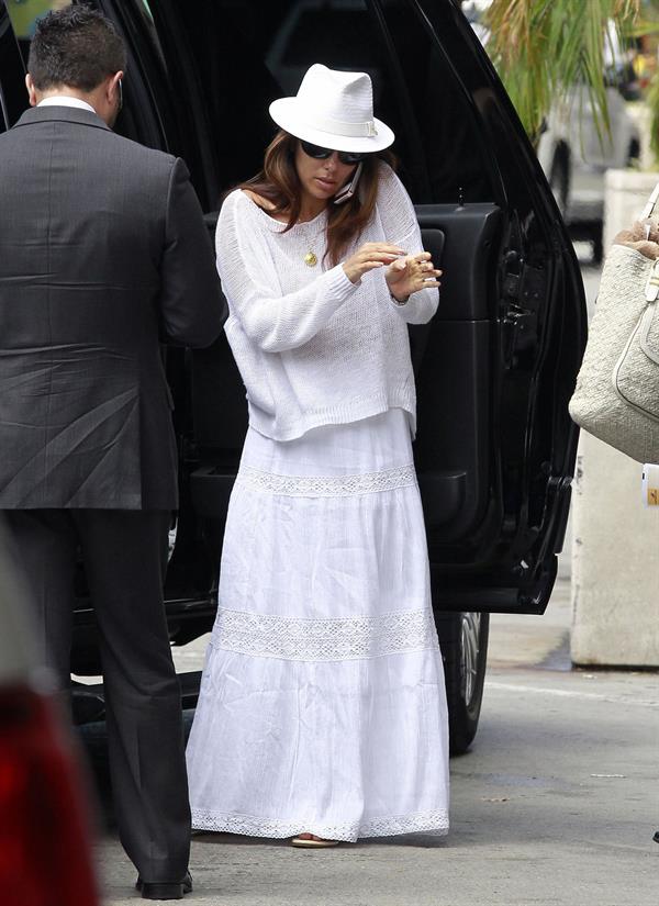 Eva Longoria heads to LAX, August 24, 2012