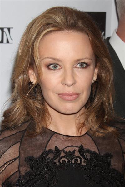 Kylie Minogue in a tight black mini dress for the launching of her book 'Kylie Fashion' at Saks Fifth Avenue