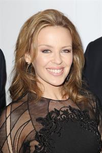 Kylie Minogue in a tight black mini dress for the launching of her book 'Kylie Fashion' at Saks Fifth Avenue