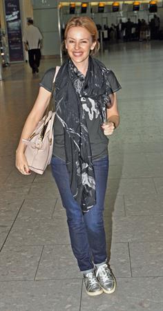 Kylie Minogue Heathrow Airport - November 11, 2012