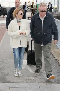 Kylie Minogue Heathrow Airport in London - October 31, 2012