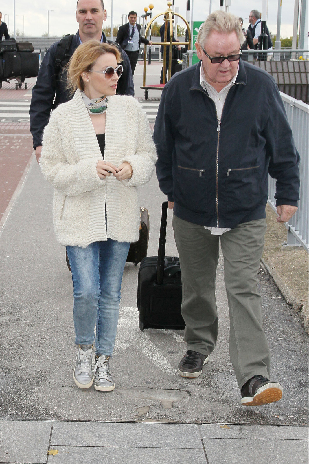 Kylie Minogue Heathrow Airport in London - October 31, 2012
