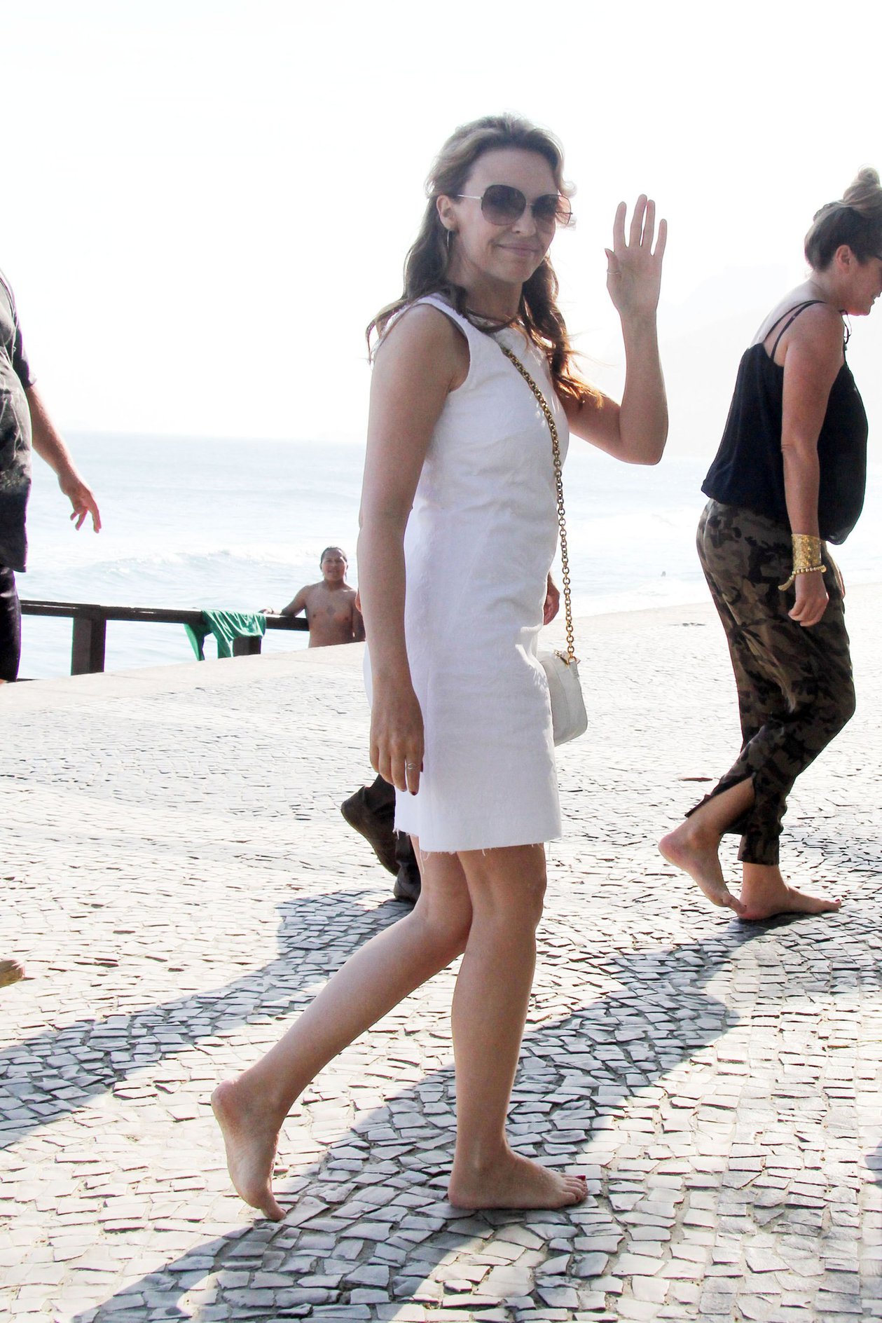 Kylie Minogue lunch at Aprazivel restaurant in Santa Tereza October 3, 2012 