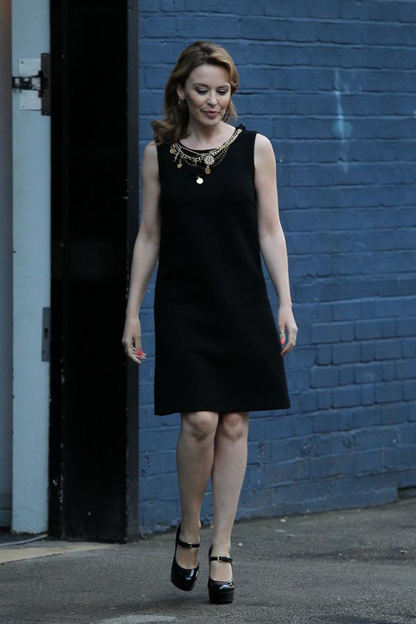 Kylie Minogue  At a music studio in Notting Hill - September 26,2012 