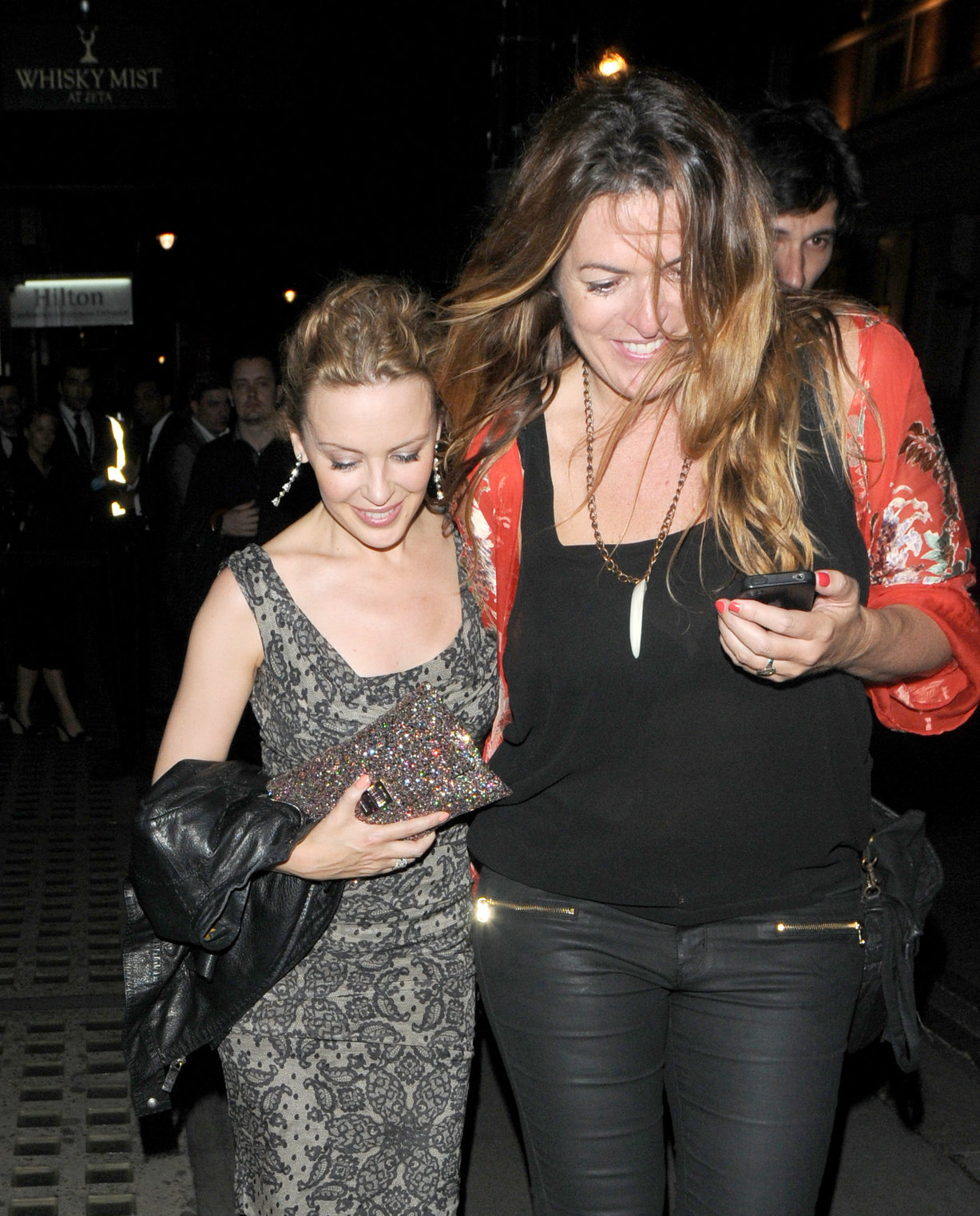 Kylie Minogue - seen leaving Whisky Mist, following a night out in London, 29072012