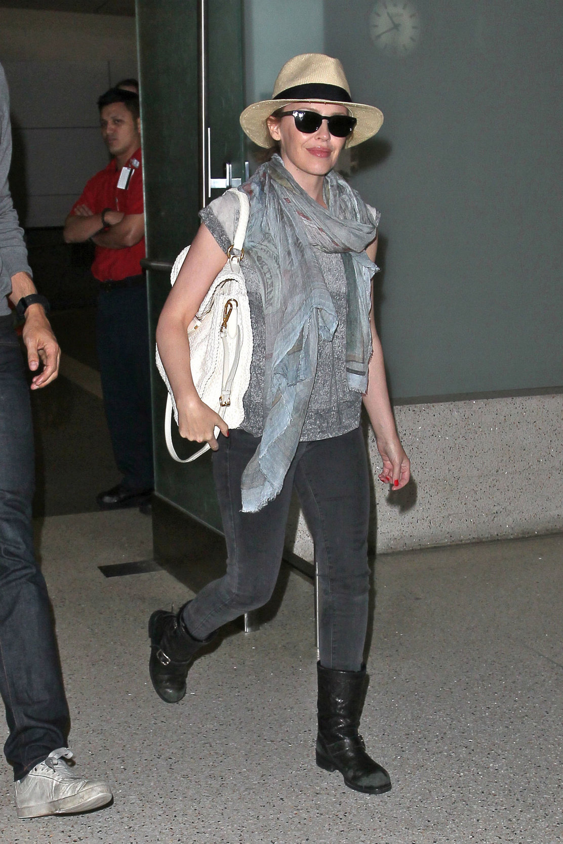 Kylie Minogue - LAX Airport in LA - June 9, 2012