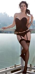 Ali Cobrin in lingerie