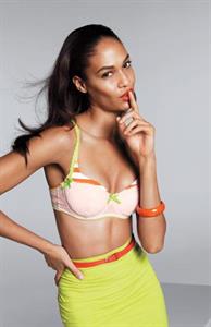 Joan Smalls in lingerie