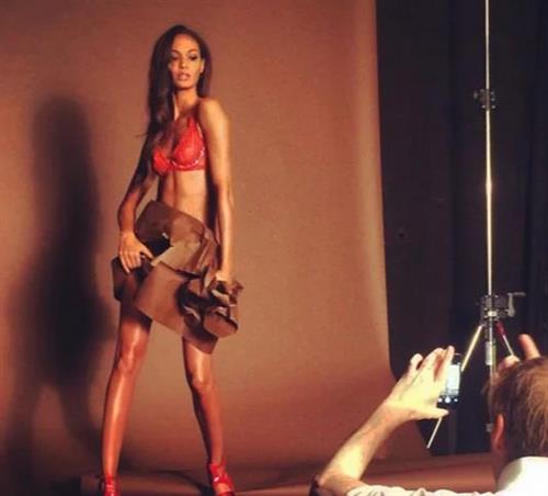 Joan Smalls in a bikini
