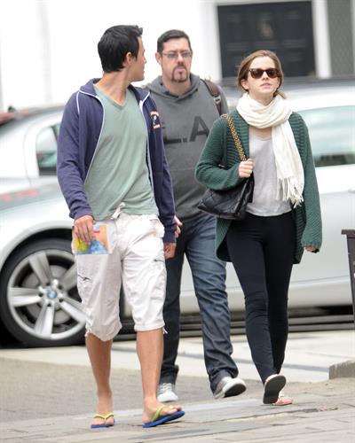Emma Watson - In London with her boyfriend Will - August 25, 2012