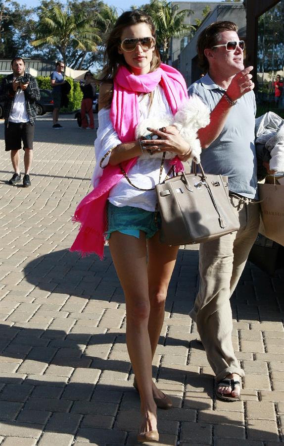 Alessandra Ambrosio at the Country Mart in Malibu on May 28, 2011