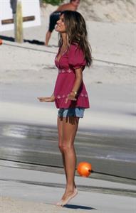 Alessandra Ambrosio photoshoot in St Barth on January 23, 2010 
