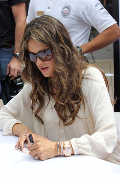 Alessandra Ambrosio Philips Satin Perfect Fashion and Beauty Event March 23, 2012 