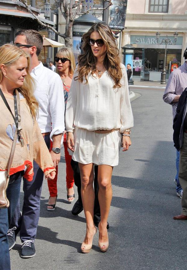 Alessandra Ambrosio Philips Satin Perfect Fashion and Beauty Event March 23, 2012 