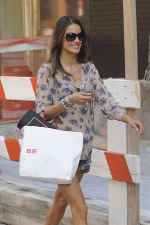 Alessandra Ambrosio New York candids on June 29, 2011 