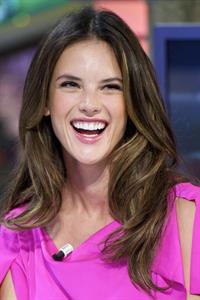 Alessandra Ambrosio on El Hormiguero tv show in Madrid 05.03.2012 