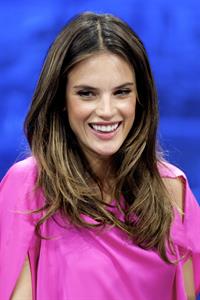 Alessandra Ambrosio on El Hormiguero tv show in Madrid 05.03.2012 