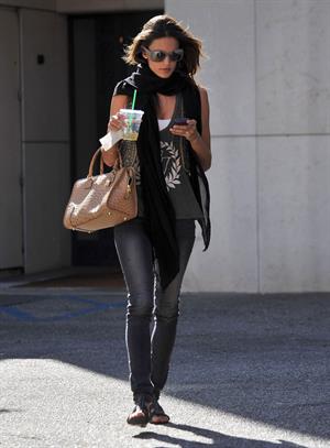 Alessandra Ambrosio out in Brentwood on January 28 