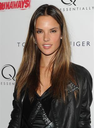 Alessandra Ambrosio at the New York premiere of the Runaways on March 17, 2010 