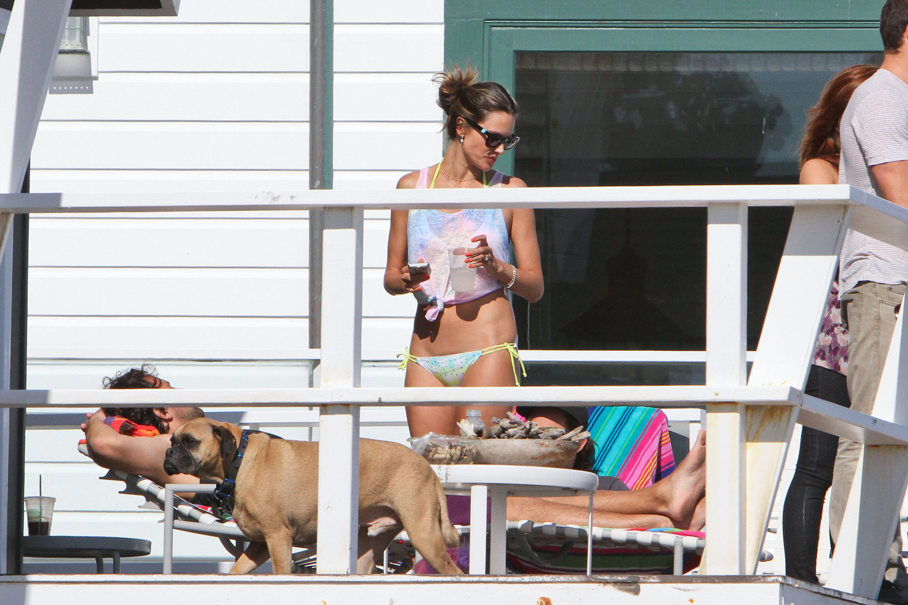 Alessandra Ambrosio Bikini Pictures Alessandra Ambrosio playing beach volleyball in Malibu on July 7, 2012