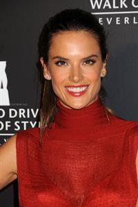 Alessandra Ambrosio at Rodeo Drive Walk of Style Award Honoring Iman and Missoni on October 23, 2011 