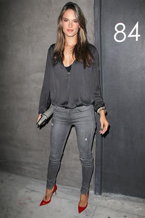 Alessandra Ambrosio - The NARS 8412 Melrose Boutique opening