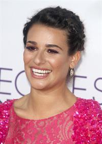 Lea Michele in pink at the 39th Annual People's Choice Awards in Los Angeles on Jan 9, 2013 