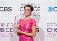 Lea Michele in pink at the 39th Annual People's Choice Awards in Los Angeles on Jan 9, 2013 