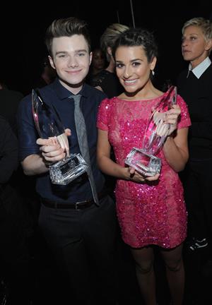 Lea Michele at the 39th Annual People's Choice Awards in Los Angeles on Jan 9, 2013