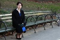 Ashley Greene filming Pan Am at Central Park in New York on December 12, 2011