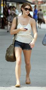 Ashley Greene out in New York City on July 7, 2010 