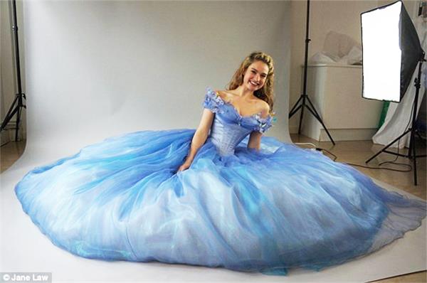 Lily James as Cinderella