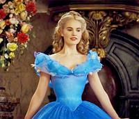 Lily James as Cinderella