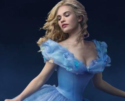 Lily James as Cinderella