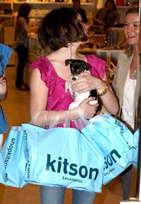 Ashley Greene shopping and posing at Kitson 