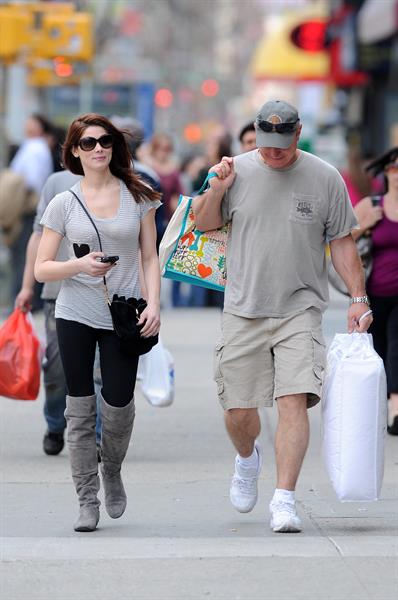 Ashley Greene shopping in New York City on March 18, 2011