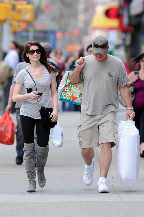 Ashley Greene shopping in New York City on March 18, 2011