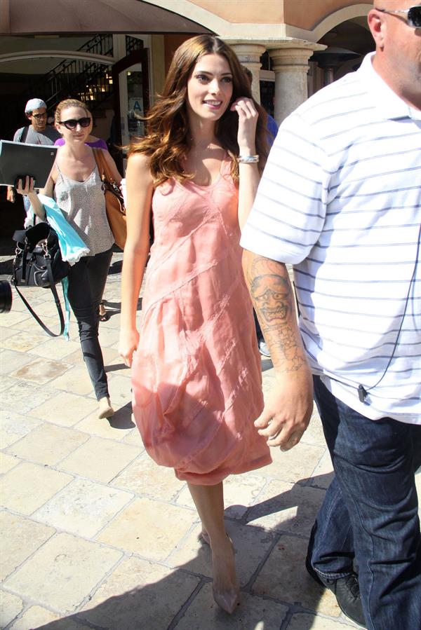 Ashley Greene  At Extra on the Grove - October 2, 2012 