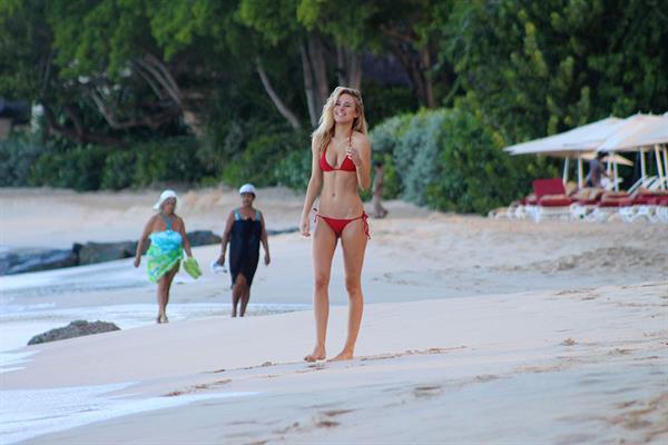 Kimberley Garner in a bikini