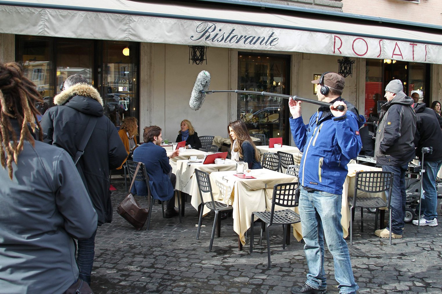 Kate Beckinsale On Set of The Face of an Angel in Rome November 11-2013 