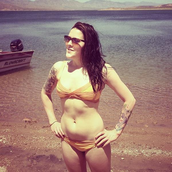 Gracie Hagen in a bikini